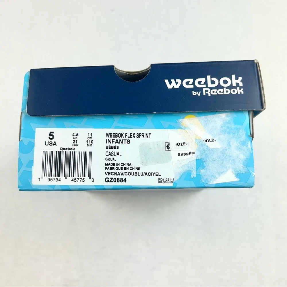 Weebok by Reebok Blue Baby/Toddler Sneakers